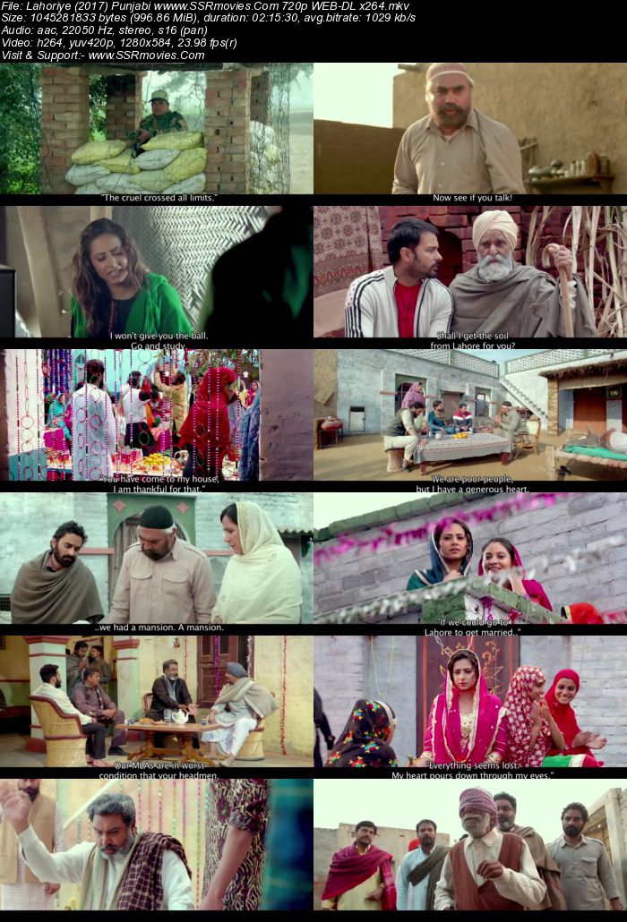 Lahoriye (2017) Punjabi 720p WEB-DL x264 950MB Full Movie Download