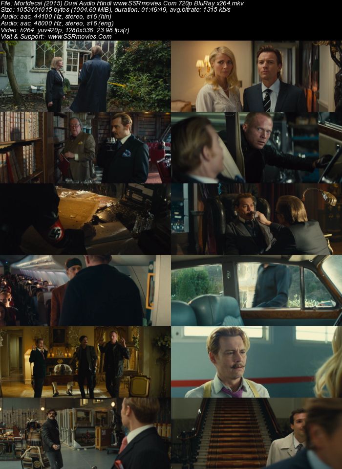 Mortdecai (2015) Dual Audio Hindi 720p BluRay x264 1GB Full Movie Download