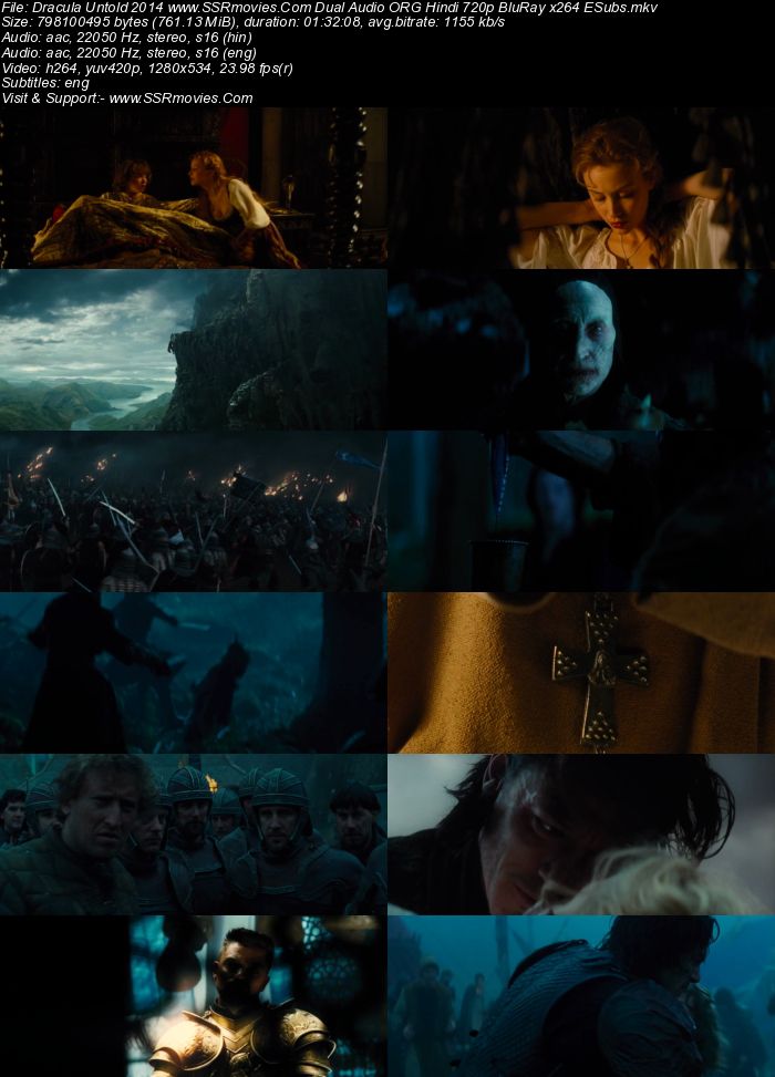 Dracula Untold (2014) Dual Audio Hindi 720p BluRay x264 750MB Full Movie Download