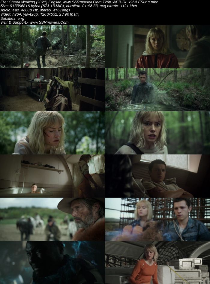 Chaos Walking (2021) English 720p WEB-DL x264 850MB Full Movie Download