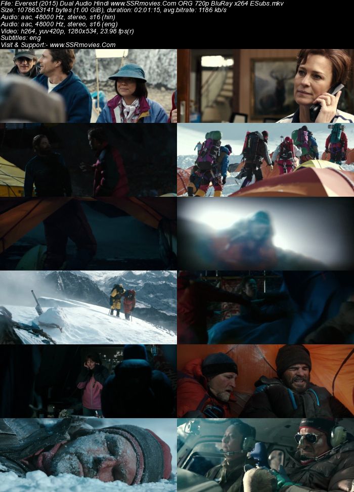 Everest (2015) Dual Audio Hindi 720p BluRay x264 1GB Full Movie Download