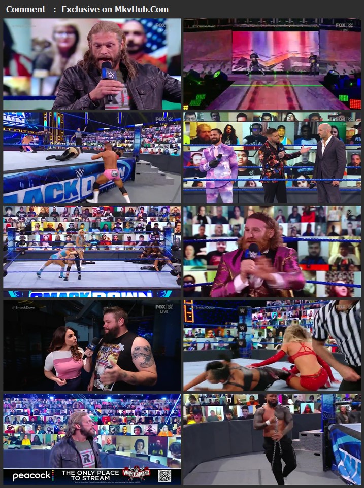 WWE Friday Night SmackDown 2nd April 2021 720p HDTV x264 700MB Download