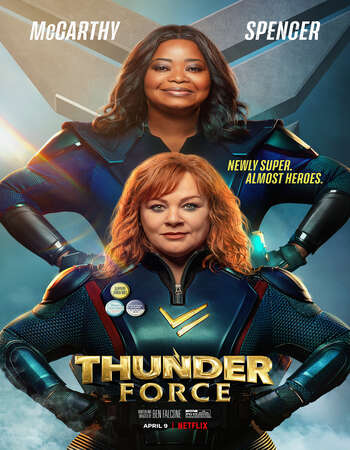 Thunder Force (2021) Dual Audio Hindi ORG 480p WEB-DL 350MB ESubs Full Movie Download