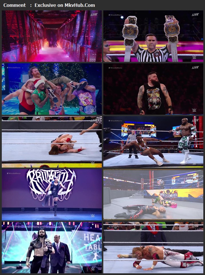 WrestleMania 37 2021 PPV 720p WEBRip x264 1.9GB Download