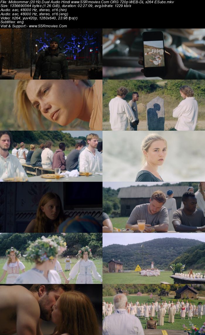 Midsommar (2019) Dual Audio Hindi 480p WEB-DL x264 500MB ESubs Full Movie Download