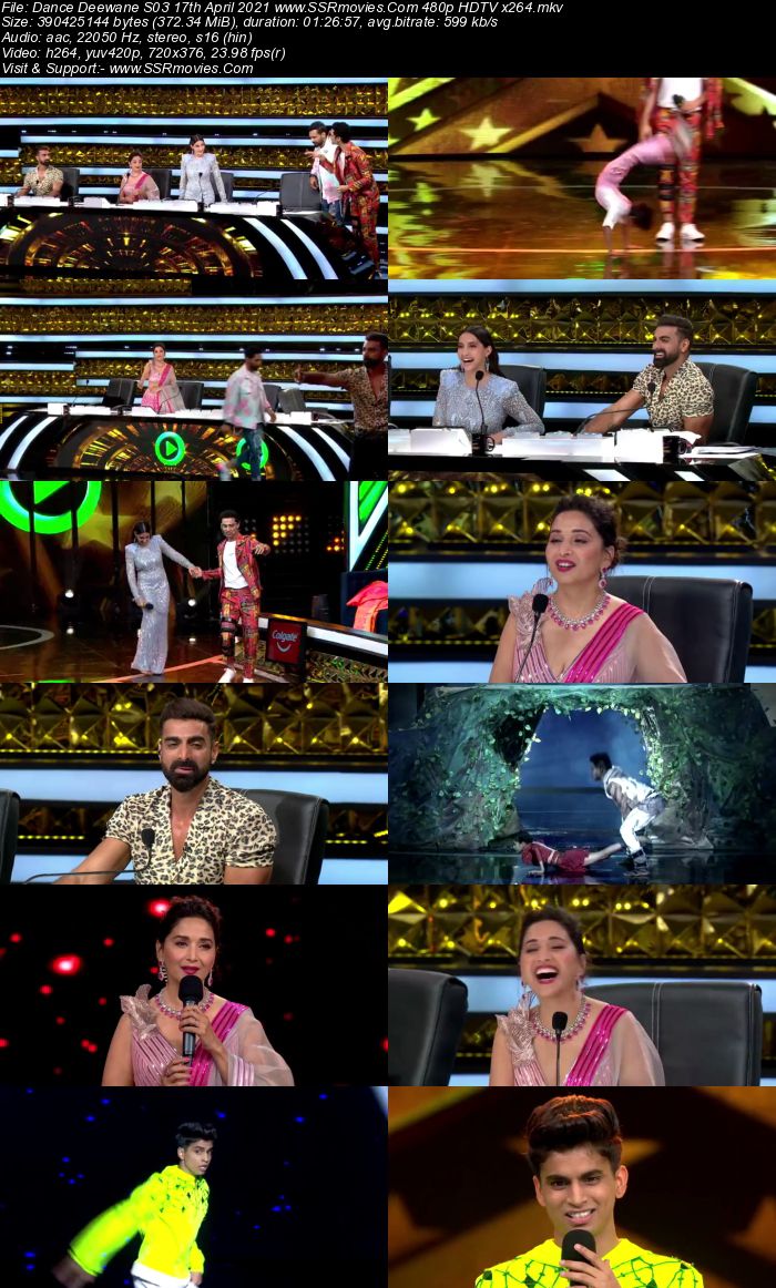 Dance Deewane S03 17th April 2021 480p 720p HDTV x264 350MB Download