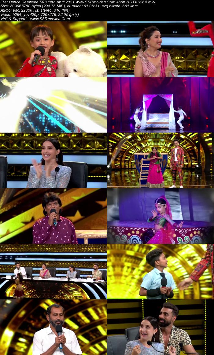 Dance Deewane S03 18th April 2021 480p 720p HDTV x264 350MB Download