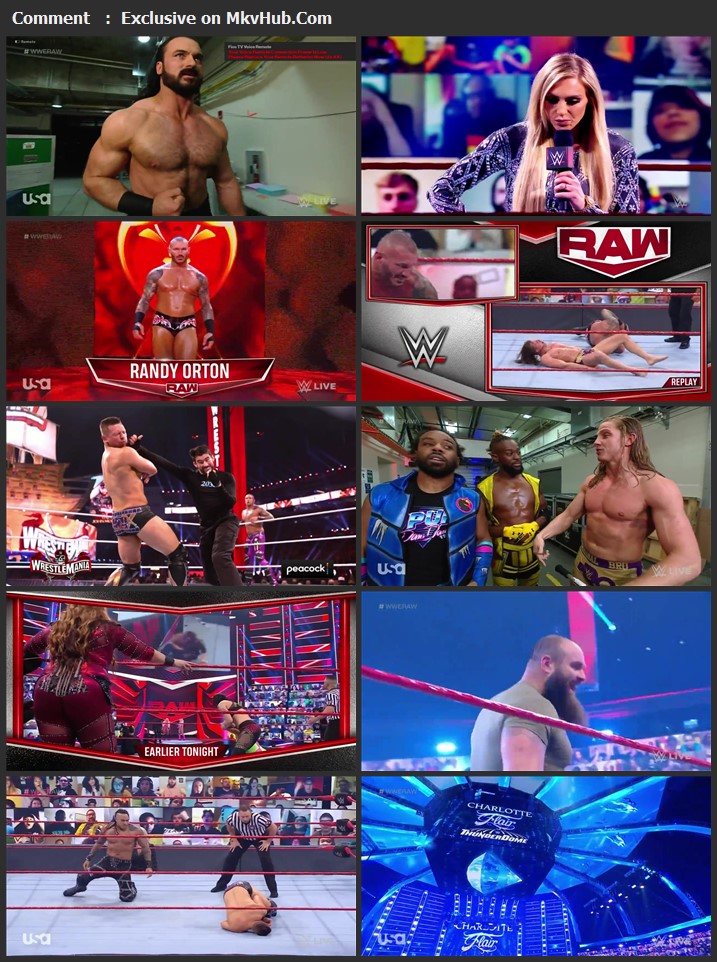 WWE Monday Night Raw 19th April 2021 720p WEBRip x264 1.1GB Download