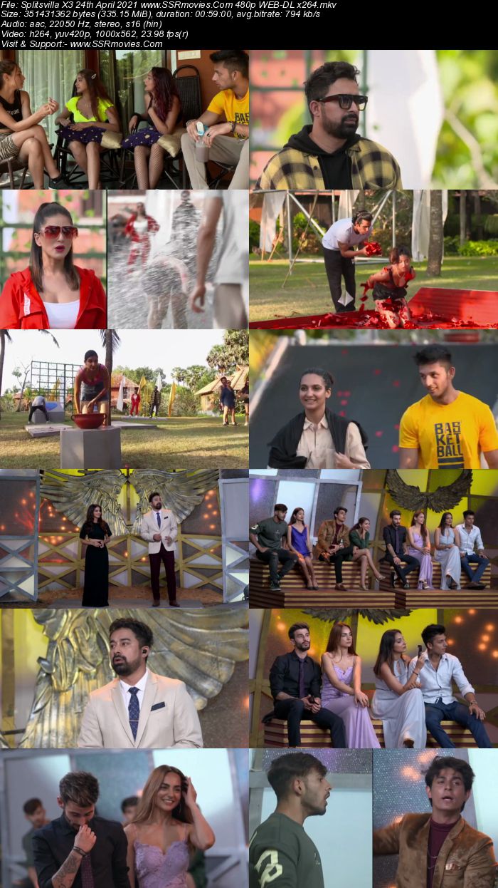 Splitsvilla X3 24th April 2021 480p WEB-DL x264 300MB Download