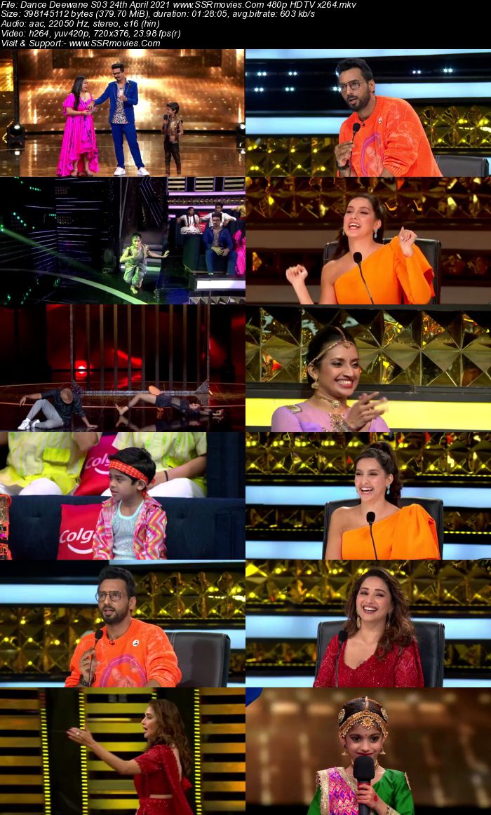 Dance Deewane S03 24th April 2021 480p 720p HDTV x264 350MB Download