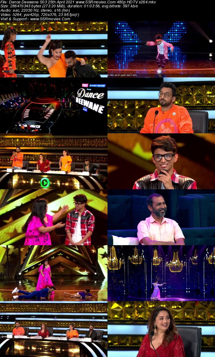 Dance Deewane S03 25th April 2021 480p 720p HDTV x264 350MB Download