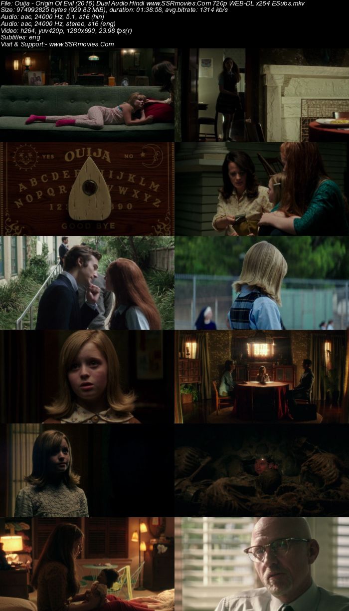 Ouija: Origin of Evil (2016) Dual Audio Hindi 720p BluRay x264 900MB Full Movie Download