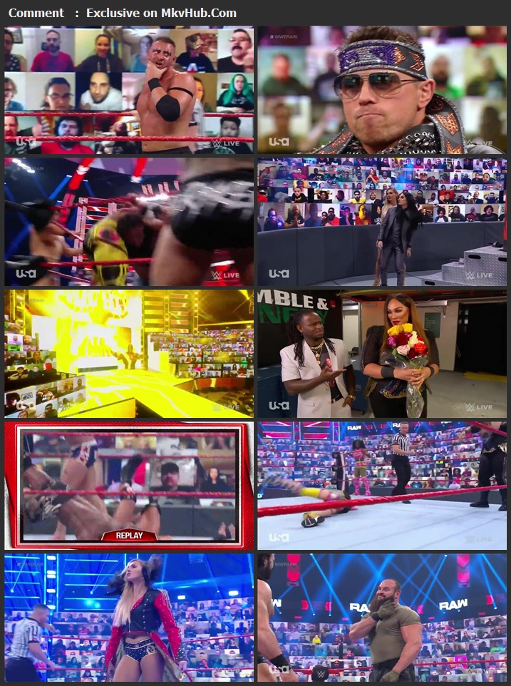 WWE Monday Night RAW 26 April 2021 720p HDTV x264 1.1GB Download