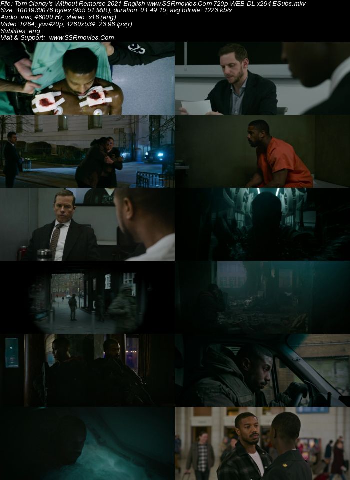 Tom Clancy's Without Remorse (2021) English 480p WEB-DL 350MB ESubs Full Movie Download