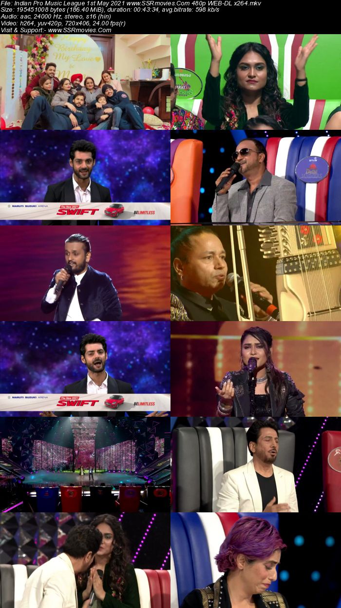 Indian Pro Music League 1st May 2021 480p 720p WEB-DL 300MB Download