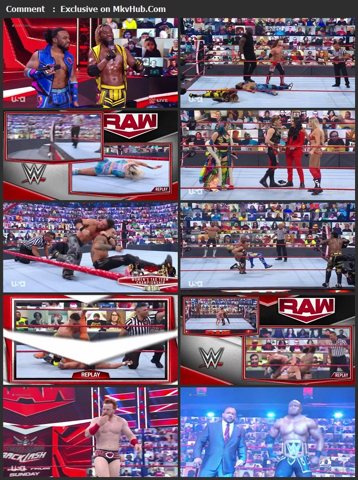 WWE Monday Night RAW 3rd May 2021 720p HDTV x264 1.1GB Download