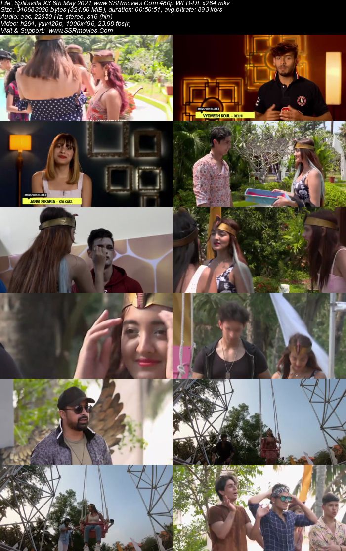 Splitsvilla X3 8th May 2021 480p WEB-DL x264 300MB Download