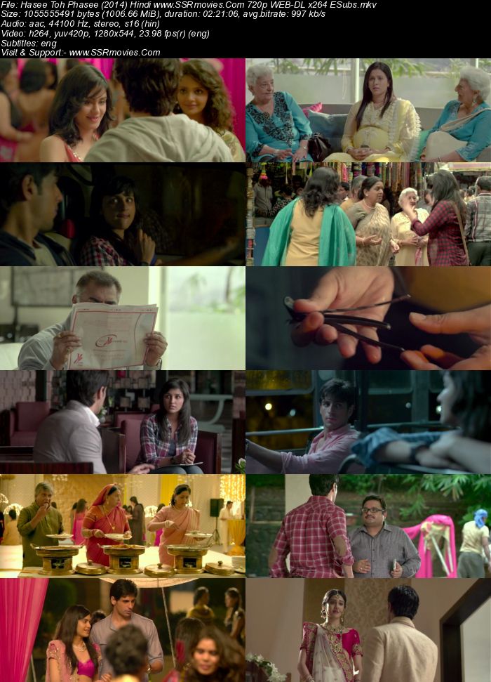 Hasee Toh Phasee (2014) Hindi 720p WEB-DL x264 1GB Full Movie Download