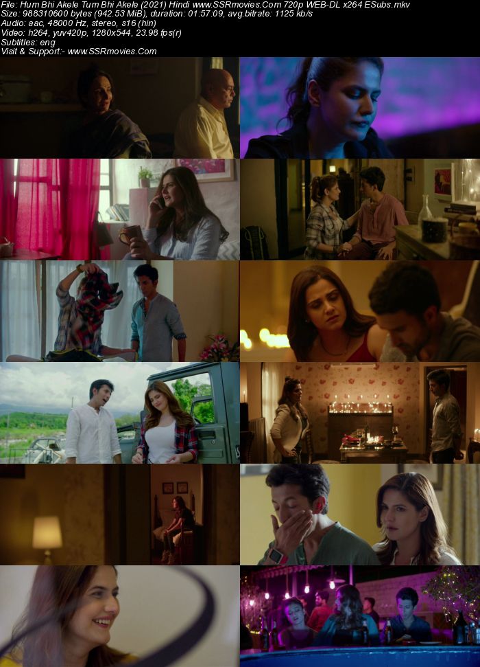 Hum Bhi Akele Tum Bhi Akele (2021) Hindi 480p WEB-DL 350MB ESubs Full Movie Download