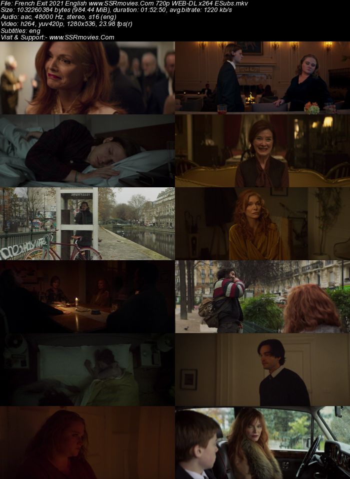 French Exit (2021) English 480p WEB-DL x264 350MB ESubs Full Movie Download