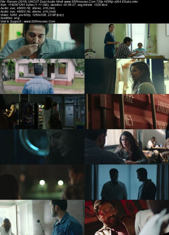 Ranam (2018) Dual Audio Hindi 720p HDRip x264 1.1GB Full Movie Download