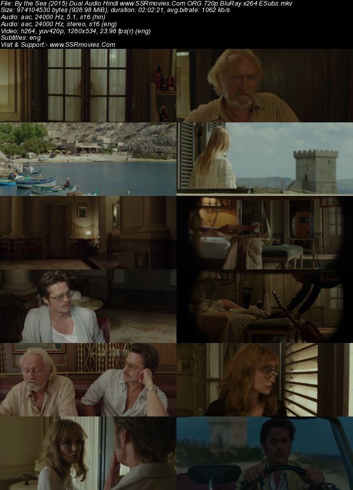 By the Sea (2015) Dual Audio Hindi 720p BluRay x264 900MB Full Movie Download