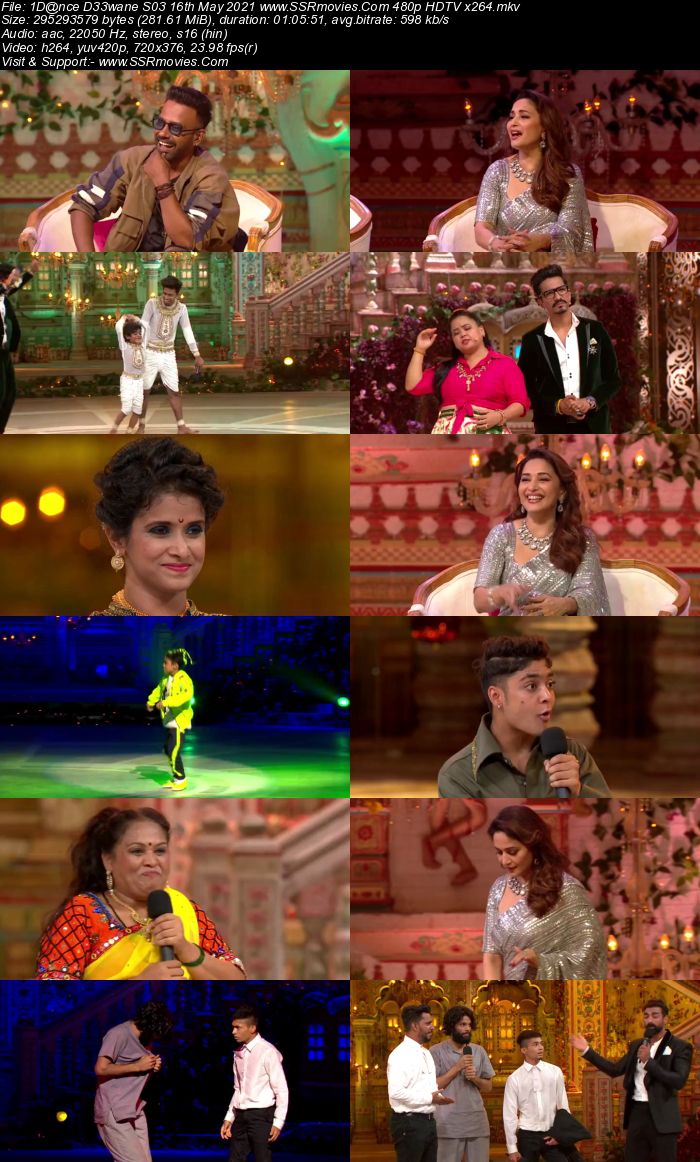 Dance Deewane S03 16th May 2021 480p 720p HDTV x264 350MB Download