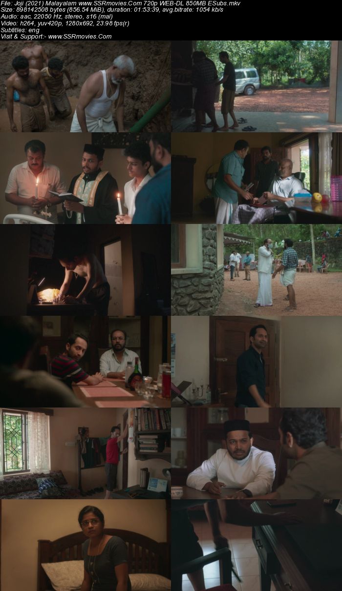 Joji (2021) Malayalam 720p WEB-DL x264 850MB Full Movie Download