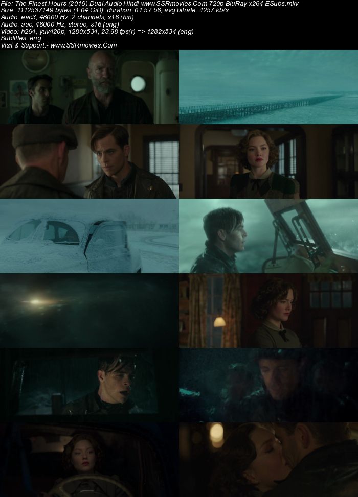 The Finest Hours (2016) Dual Audio Hindi ORG 480p BluRay 400MB ESubs Full Movie Download