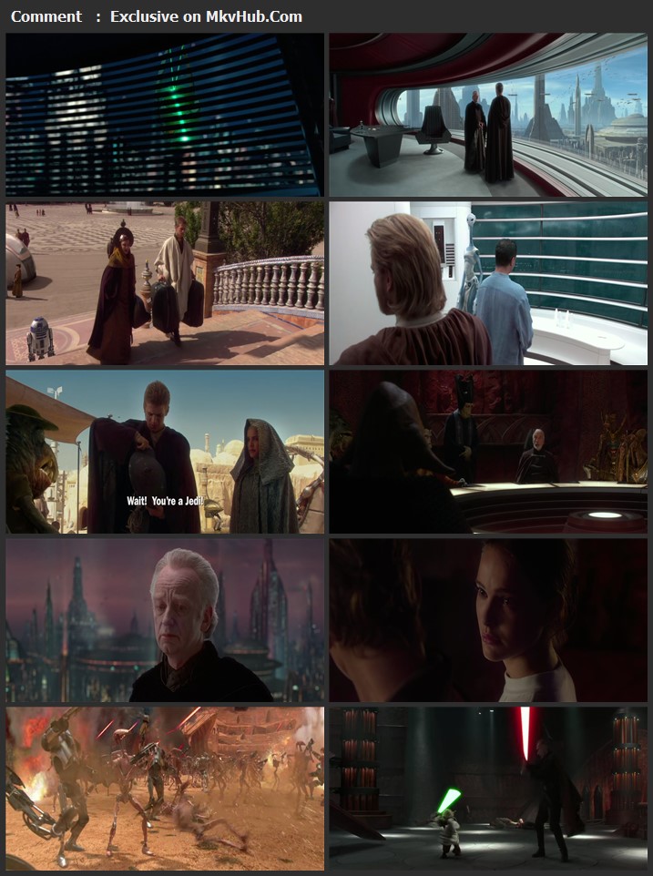 Star Wars: Episode II - Attack of the Clones 2002 English 720p BluRay 1GB Download