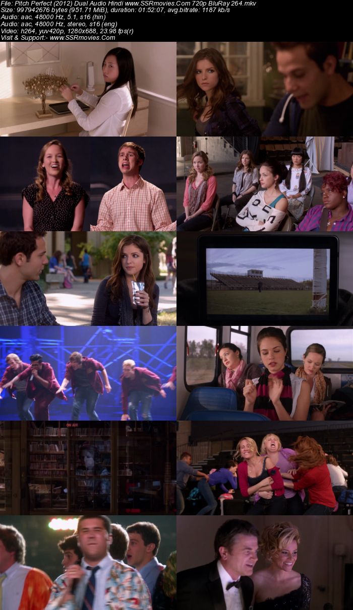 Pitch Perfect (2012) Dual Audio Hindi 720p BluRay x264 950MB Full Movie Download