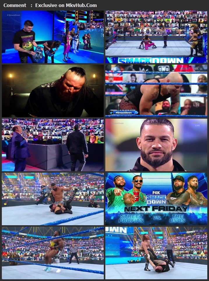 WWE Friday Night SmackDown 21 May 2021 720p WEBRip x264 750MB Download