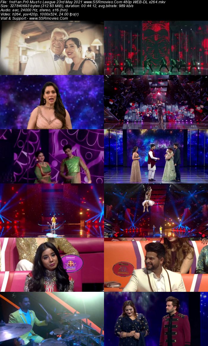 Indian Pro Music League 23 May 2021 480p WEB-DL 300MB Download