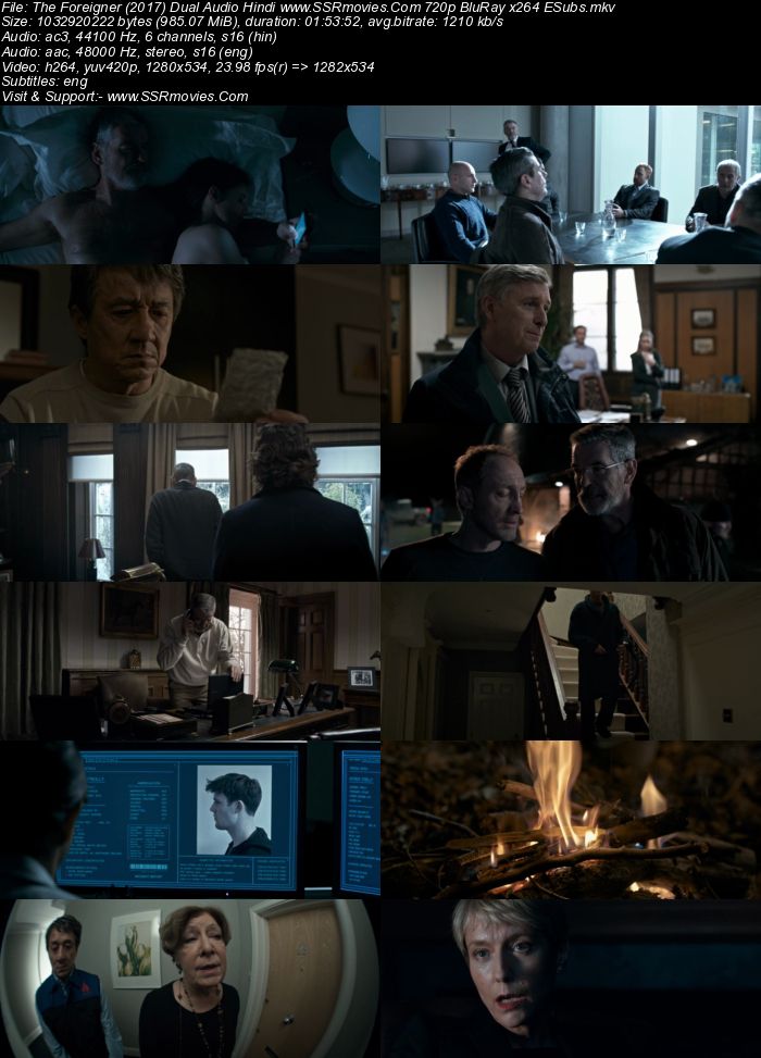 The Foreigner (2017) Dual Audio Hindi 720p BluRay x264 950MB Full Movie Download