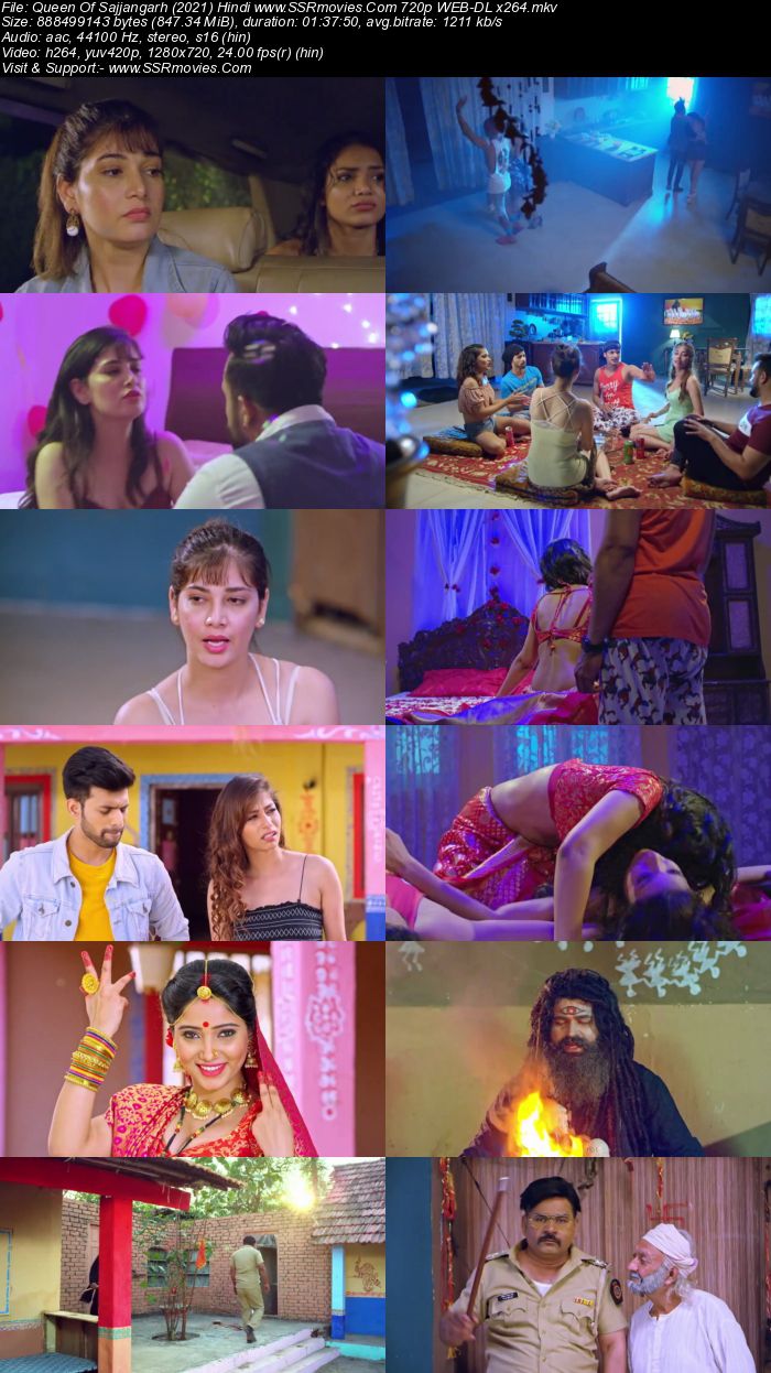 Queen of Sajjangarh (2021) Hindi 720p WEB-DL x264 850MB Full Movie Download