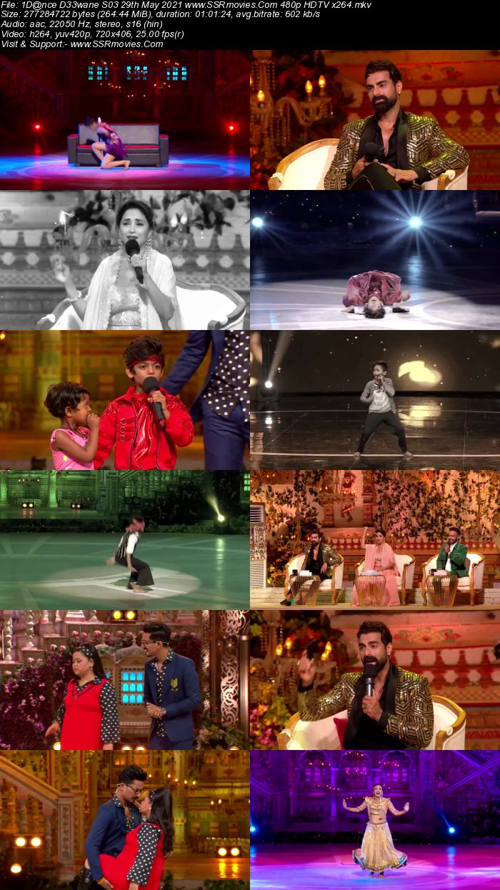 Dance Deewane S03 29th May 2021 480p 720p HDTV x264 350MB Download