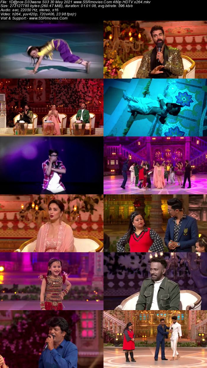 Dance Deewane S03 30th May 2021 480p 720p HDTV x264 350MB Download