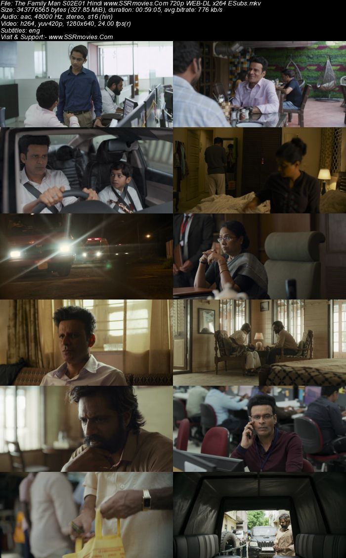 The Family Man (2021) S02 Complete Hindi 720p WEB-DL 2.2GB ESubs Download