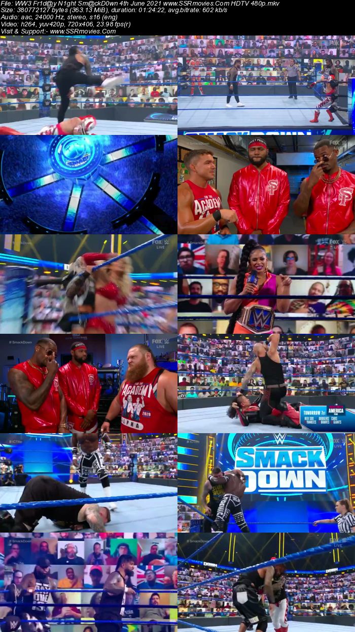 WWE Friday Night SmackDown 4th June 2021 HDTV 480p 720p Download