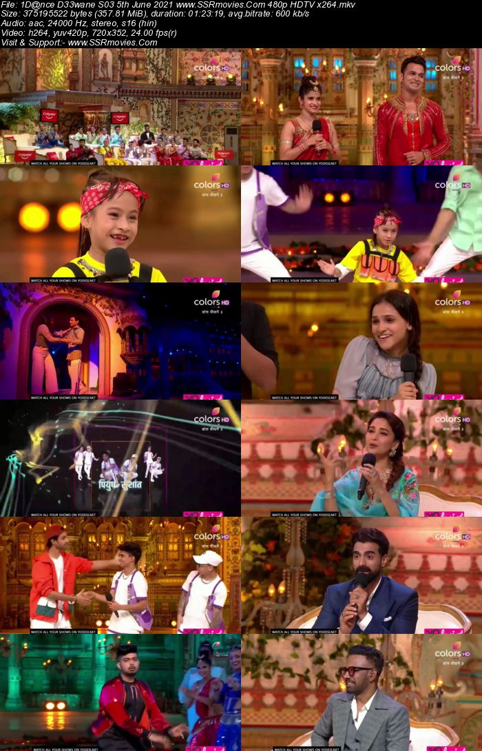 Dance Deewane S03 5th May 2021 480p 720p HDTV x264 350MB Download