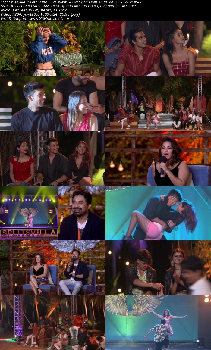 Splitsvilla X3 5th June 2021 480p WEB-DL x264 300MB Download