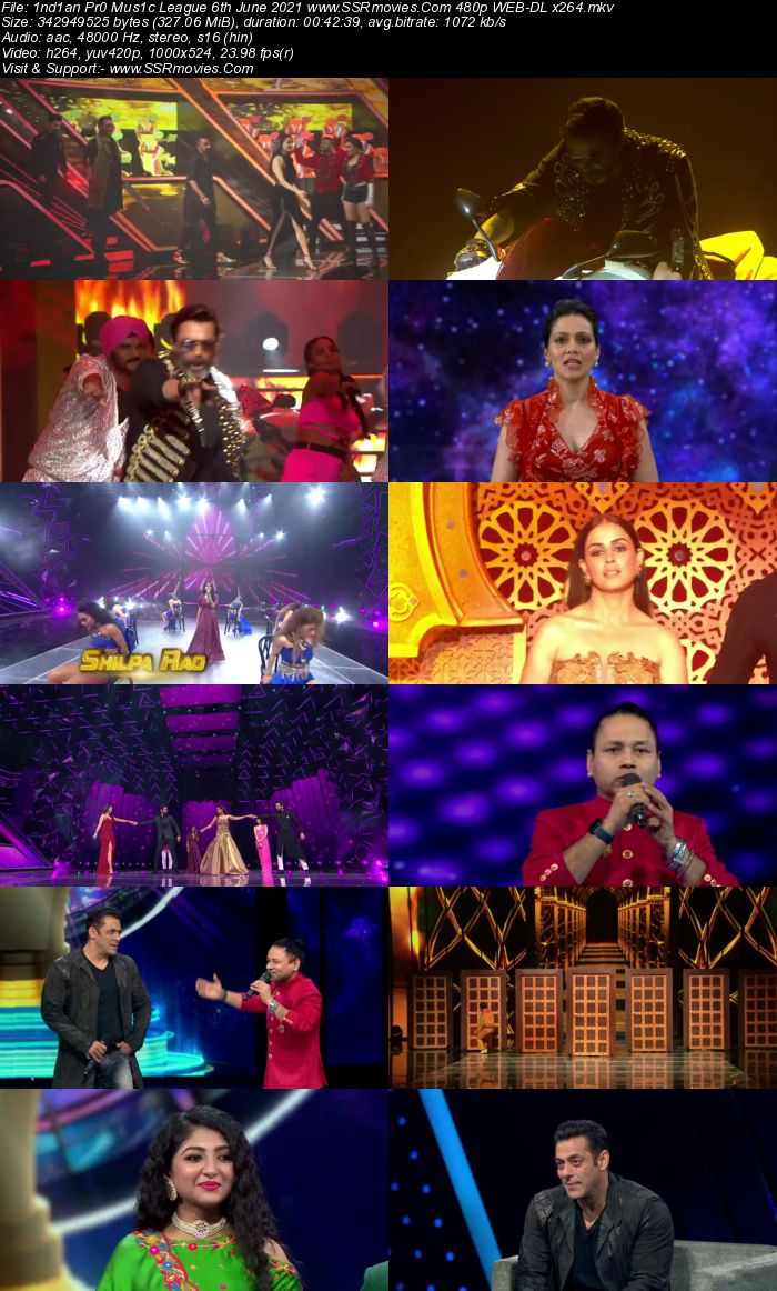 Indian Pro Music League 6th June 2021 480p WEB-DL x264 300MB Download