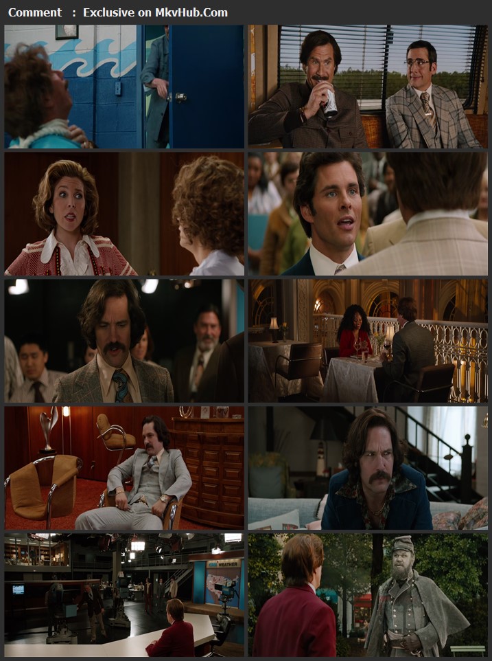 Anchorman 2: The Legend Continues 2013 English 720p BluRay 1GB Download