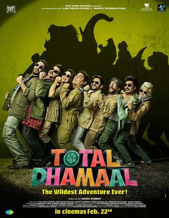 Total Dhamaal (2019) Hindi 480p WEB-DL x264 400MB Full Movie Download