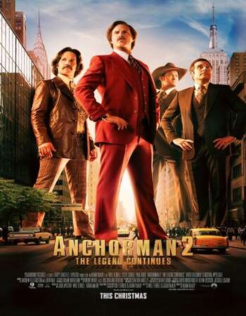 Anchorman 2: The Legend Continues 2013 English 720p BluRay 1GB ESubs