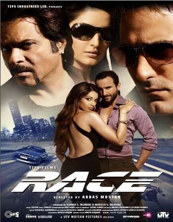 Race (2008) Hindi 480p WEB-DL x264 450MB ESubs Full Movie Download