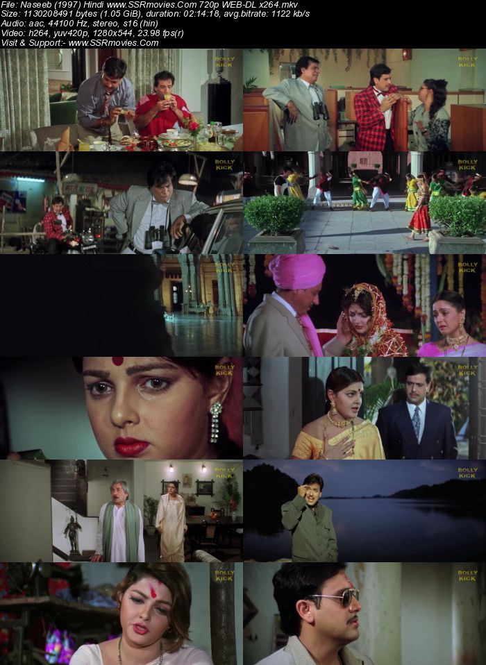 Naseeb (1997) Hindi 480p WEB-DL x264 400MB Full Movie Download