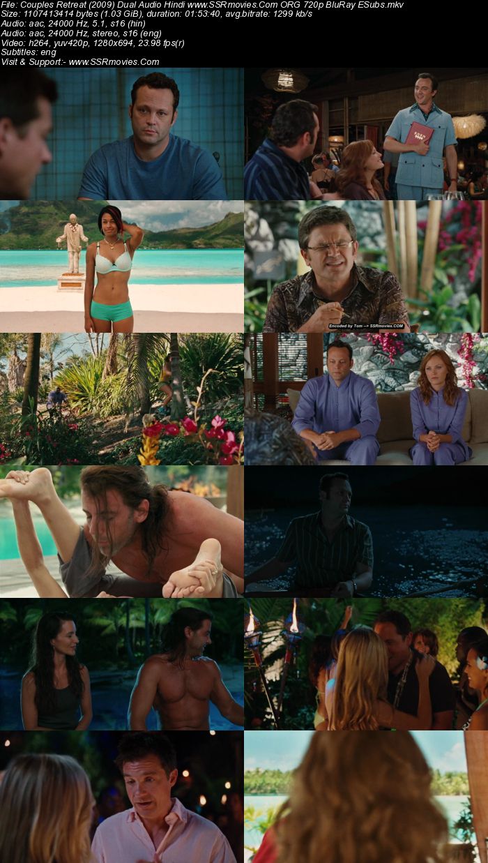 Couples Retreat (2009) Dual Audio Hindi 480p BluRay x264 350MB ESubs Full Movie Download