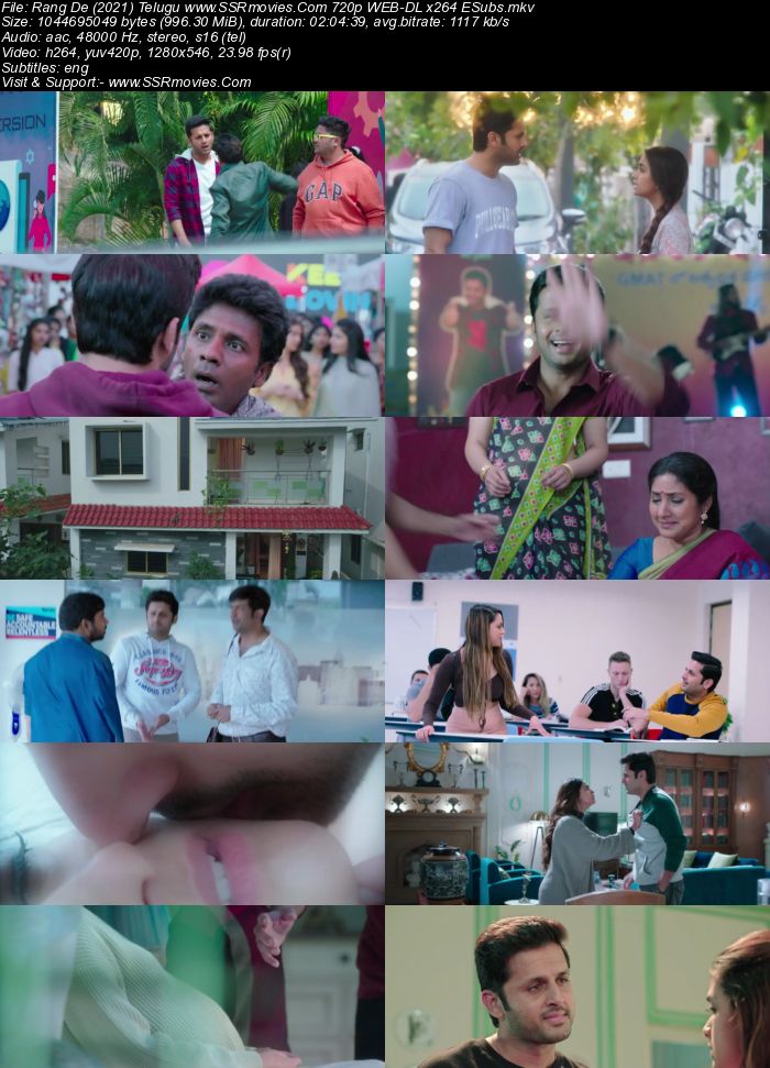 Rang De (2021) Telugu 720p WEB-DL x264 950MB Full Movie Download