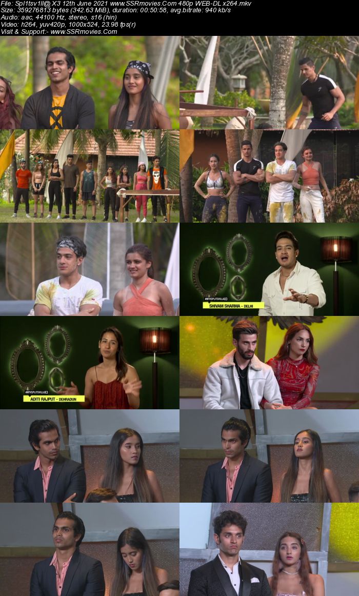 Splitsvilla X3 12th June 2021 480p WEB-DL x264 300MB Download